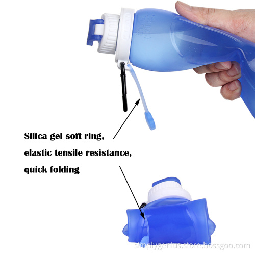 medical silicone leak proof pocket sized drinks small joyshaker bpa free water bottle